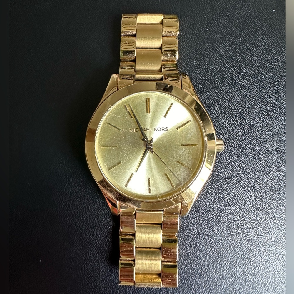 Michael Kors Runway MK3179 Gold Watch